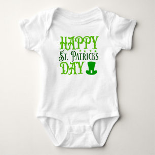 Happy St. Patrick's Day-88489 Baby Strampler