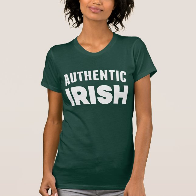 Happy St. Patrick's Day | Authentisches Irisch T-Shirt (Vorderseite)
