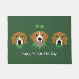 Happy St Patricks Day Beagle Hunde Fußmatte