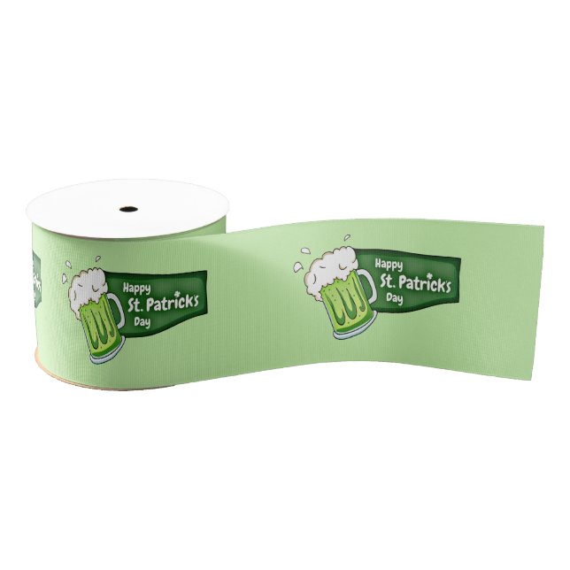Happy St. Patricks Day Beer Ripsband (Spule)