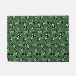 Happy St Patricks Day Bernese Mountain Hunde Fußmatte