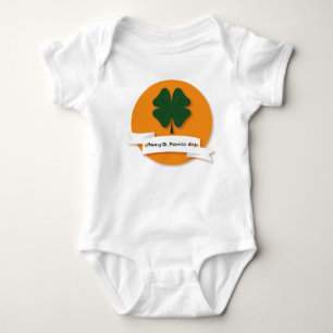 Happy St. Patricks Day Bodysuit Baby Strampler