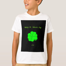 Happy St. Patrick's Day Boys White Basic T Shirt