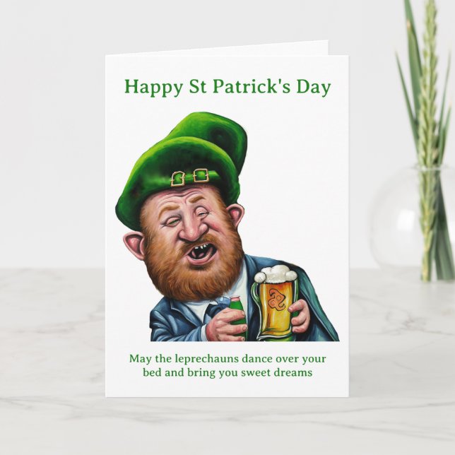 Happy St Patrick's Day Card Karte (Vorderseite)