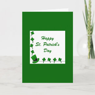 Happy St. Patrick's Day Card Karte