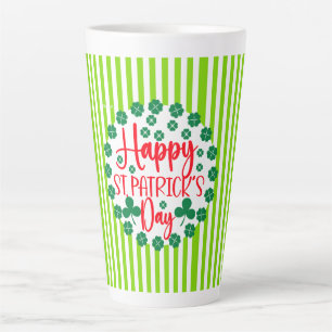 Happy St. Patrick's Day Circle Design-63502 Milchtasse