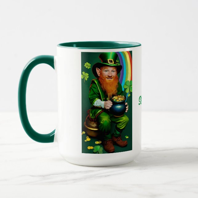 Happy St. Patrick's Day Coffee Cups & Bier Steins Tasse (Links)