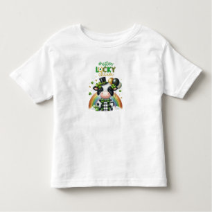 Happy St. Patrick's Day Cow Kleinkind T-shirt