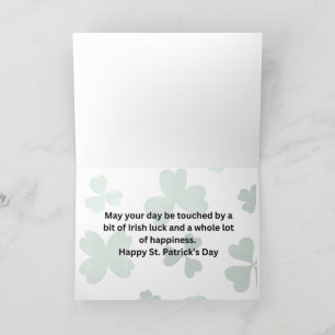 Happy St. Patrick's Day Dankeskarte