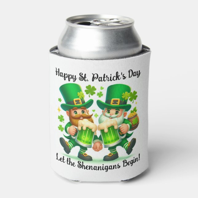 Happy St. Patrick's Day Dosenkühler (Kanne Vorderseite)