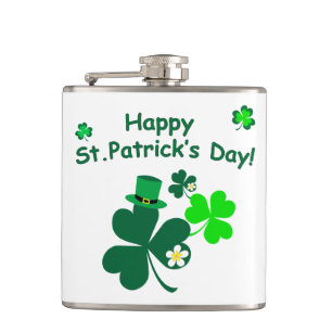 Happy St. Patrick's Day Flachmann