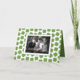 Happy St. Patrick's Day Foto Greeting Card Karte