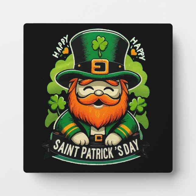 Happy St Patricks Day Fotoplatte (Vorderseite)