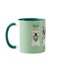 Happy St Patricks Day French Bulldogs