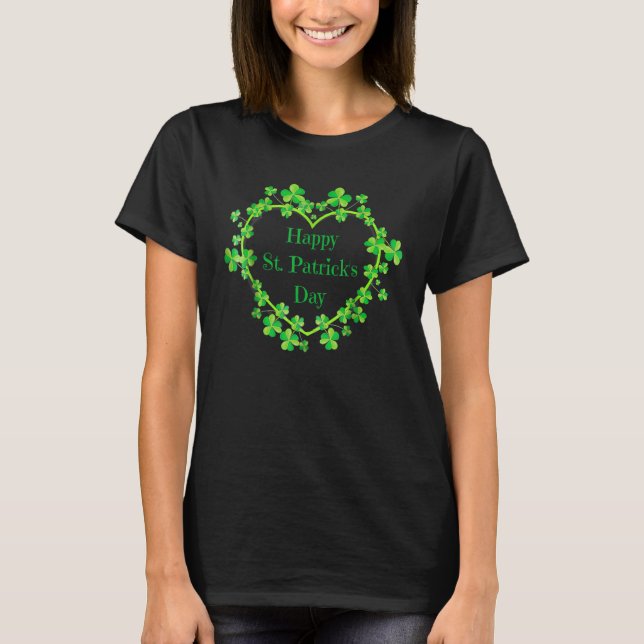 Happy St Patrick's Day Funny Saint Patrick Irish G T-Shirt (Vorderseite)