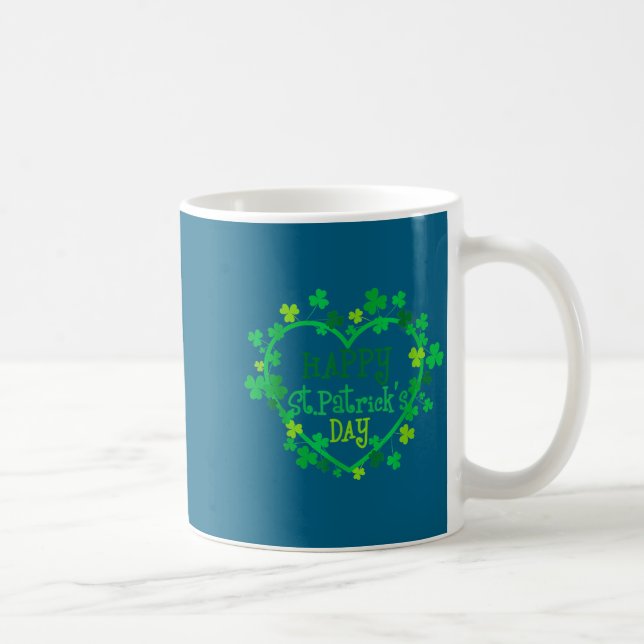 Happy St. Patrick's Day Funny Saint Patrick Irish  Kaffeetasse (Rechts)