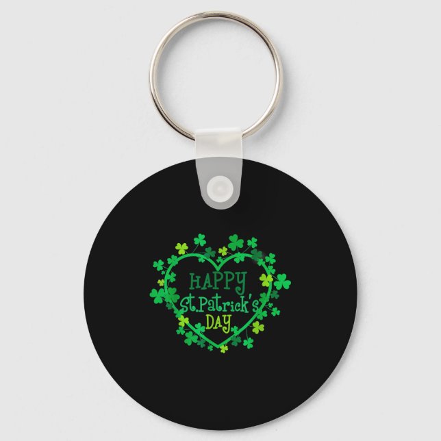Happy St. Patrick's Day Funny Saint Patrick Irish  Schlüsselanhänger (Vorderseite)