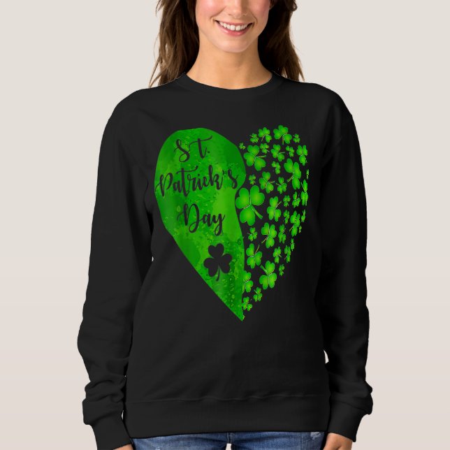 Happy St Patrick's Day Funny Saint Patrick Irish Sweatshirt (Vorderseite)