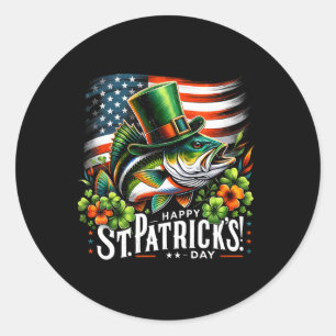 Happy St Patrick's Day Funny St Patricks Day Runder Aufkleber