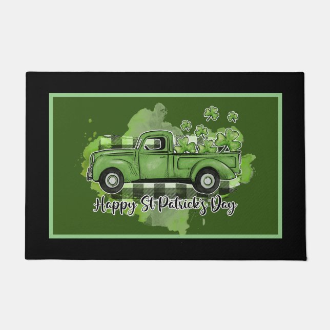 Happy St.Patrick's Day Fußmatte (Vorderseite)