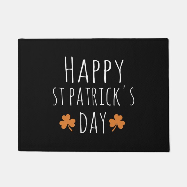 Happy St Patrick's Day Fußmatte (Vorderseite)