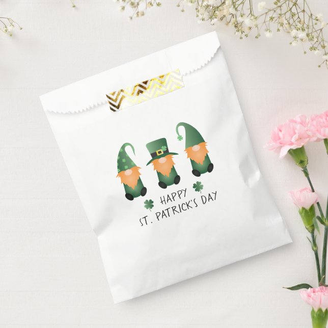 Happy St Patricks Day Gnomes Green Orange Geschenktütchen (Versiegelt)