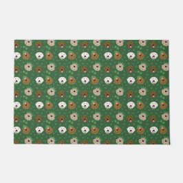 Happy St Patricks Day Golden Retriever Hunde Fußmatte