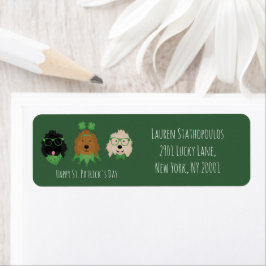 Happy St Patricks Day Goldendoodle Hunde