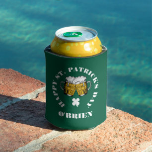 Happy St. Patrick's Day Green Kleeblatts Familie Dosenkühler