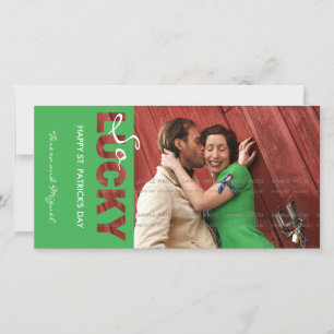 Happy St. Patricks Day Green so Lucky Cutout