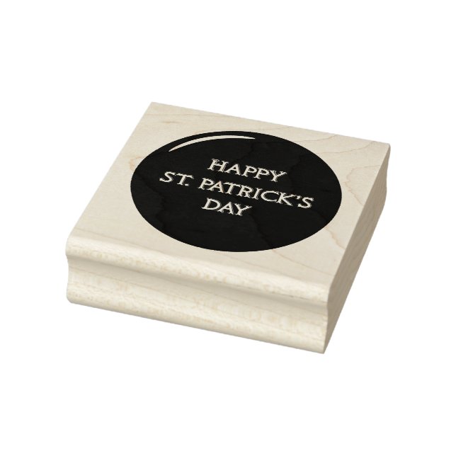 Happy St Patrick's Day Gummistempel (Stempel)