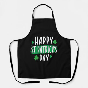 Happy St Patrick's Day Heart Patricks Day Paddy Schürze