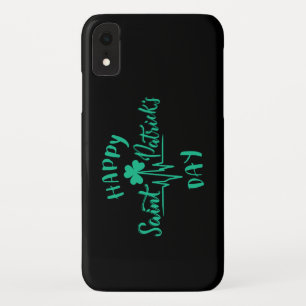 Happy St Patricks Day Heartbeat Puls Kleeblatt Case-Mate iPhone Hülle