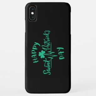 Happy St Patricks Day Heartbeat Puls Kleeblatt Case-Mate iPhone Hülle