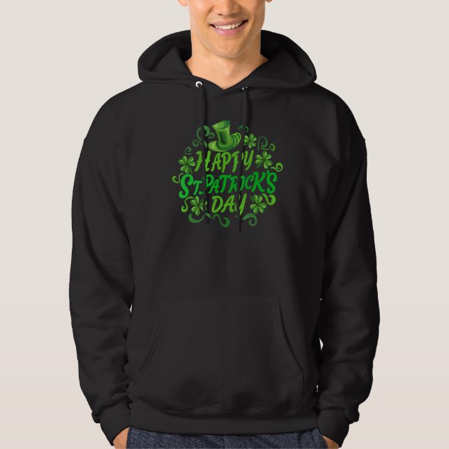 Happy St Patrick's Day Hoodie (Vorderseite)