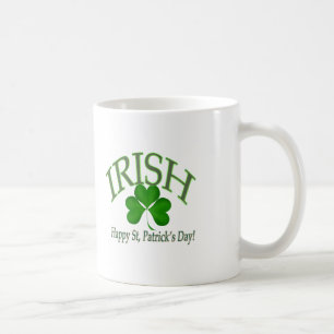 Happy St' Patrick's Day Irish Lucky Clover Geschen Kaffeetasse