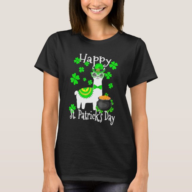 Happy St Patrick's Day Irish Shamrock Leprechaun T-Shirt (Vorderseite)