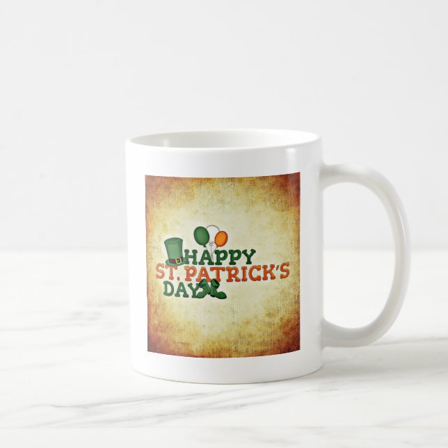 Happy St. Patricks Day Kaffeetasse (Rechts)