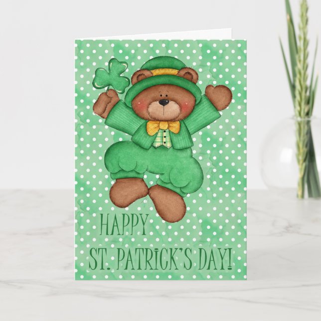 Happy St. Patrick's Day Karte (Vorderseite)