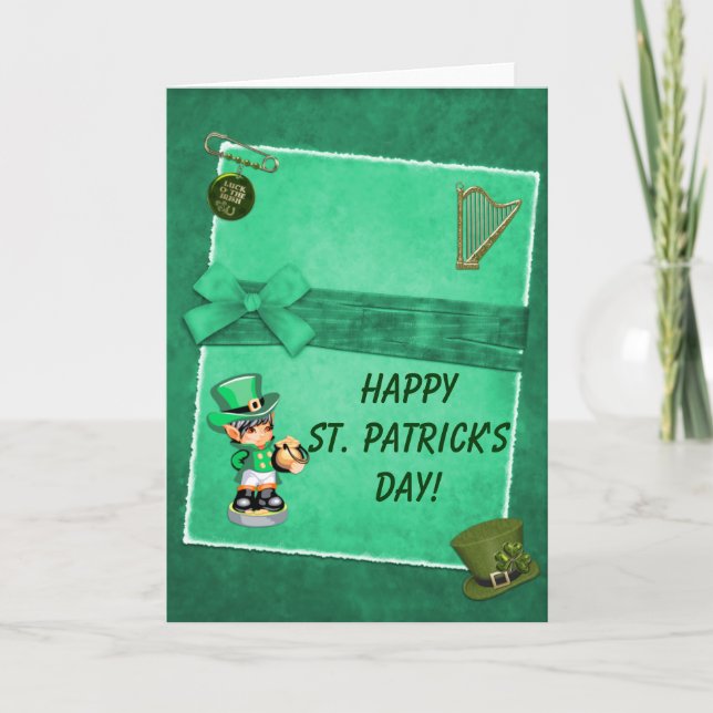 Happy St. Patrick's Day Karte (Vorderseite)