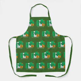 HAPPY ST PATRICK'S DAY | KLEEBLATT | Irish Blessin Schürze