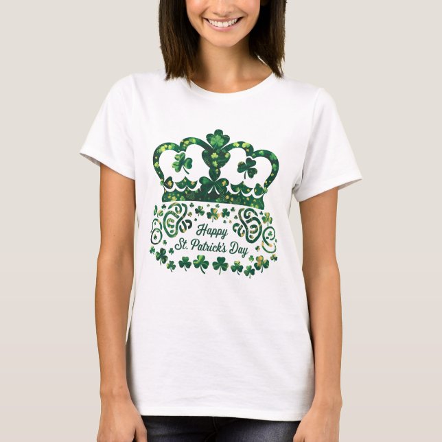 Happy St. Patricks Day Kleeblatt Irish Saint Patri T-Shirt (Vorderseite)