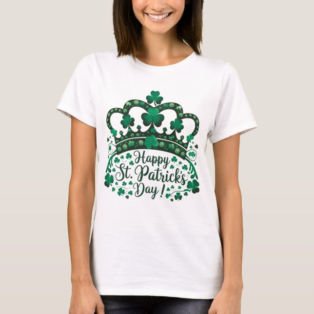 Happy St. Patricks Day Kleeblatt Irish Saint Patri T-Shirt (Vorderseite)