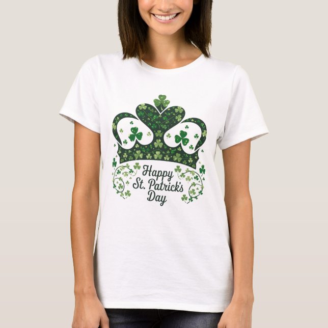 Happy St. Patricks Day Kleeblatt Irish Saint Patri T-Shirt (Vorderseite)