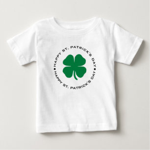 Happy St. Patrick's Day Kleeblatt Lucky Charm Baby T-shirt