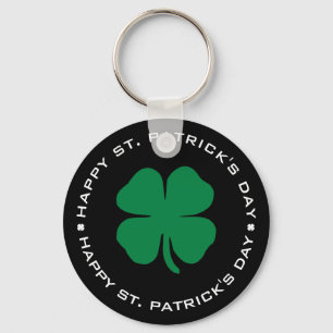 Happy St. Patrick's Day Kleeblatt Lucky Charm Schlüsselanhänger
