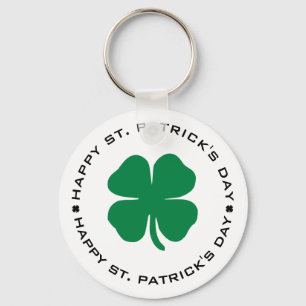 Happy St. Patrick's Day Kleeblatt Lucky Charm Schlüsselanhänger