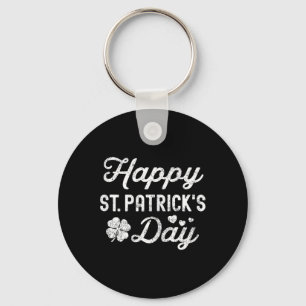 Happy St Patricks Day Kleeblatt Lucky Girl Frauen  Schlüsselanhänger