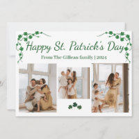 Happy St. Patrick's Day Kleeblatts Familie 3 Foto