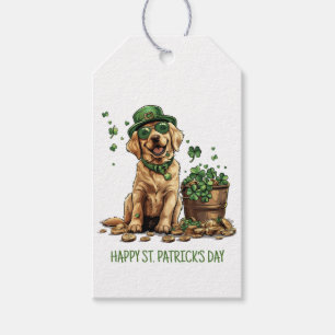 Happy St. Patrick's Day Labrador Retriever Dog Geschenkanhänger